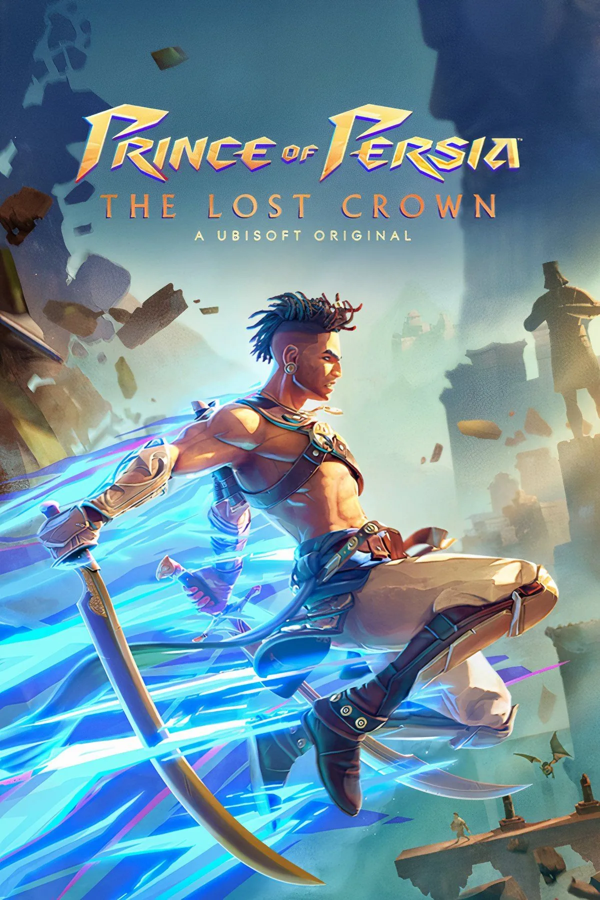 Nhân vật Sargon trong Prince of Persia The Lost Crown đang thực hiện một chiêu thức chiến đấu đẹp mắt