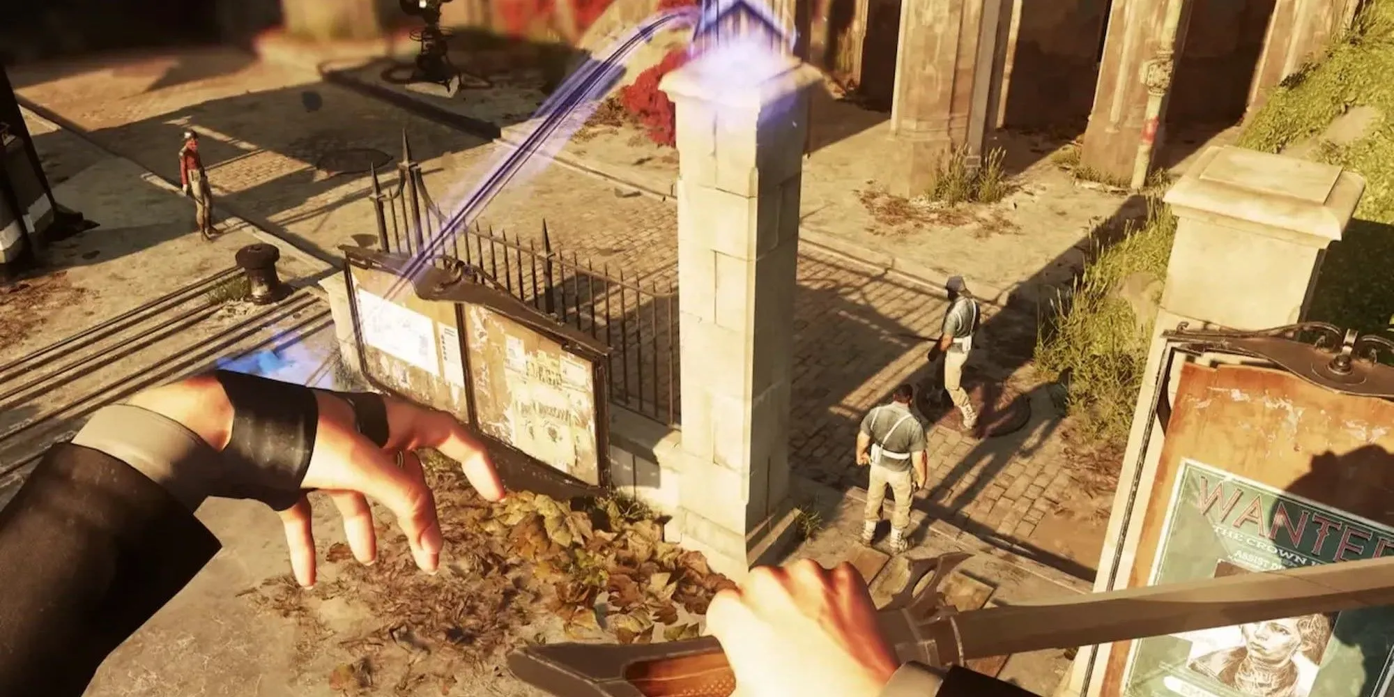 Nhân vật thực hiện Parkour trong Dishonored 2