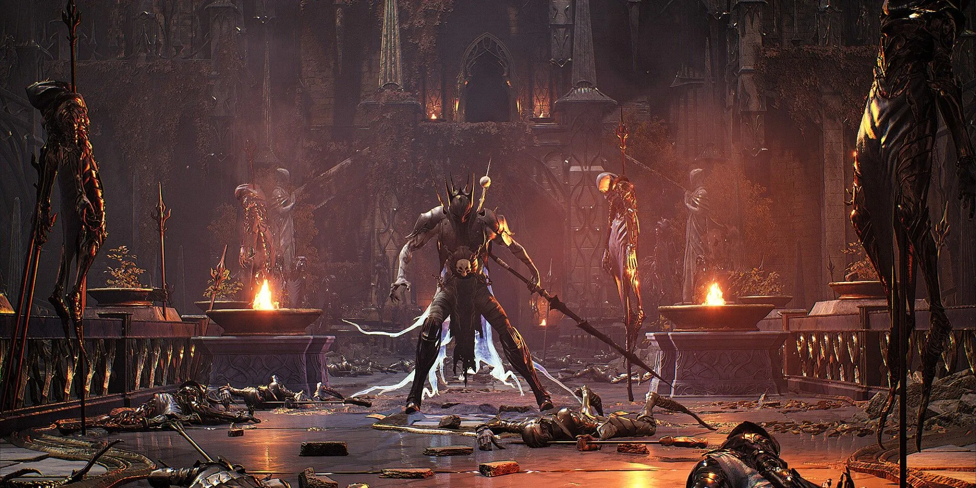 Nhân vật trong Remnant 2 đối mặt với The Awakened King trong DLC cùng tên