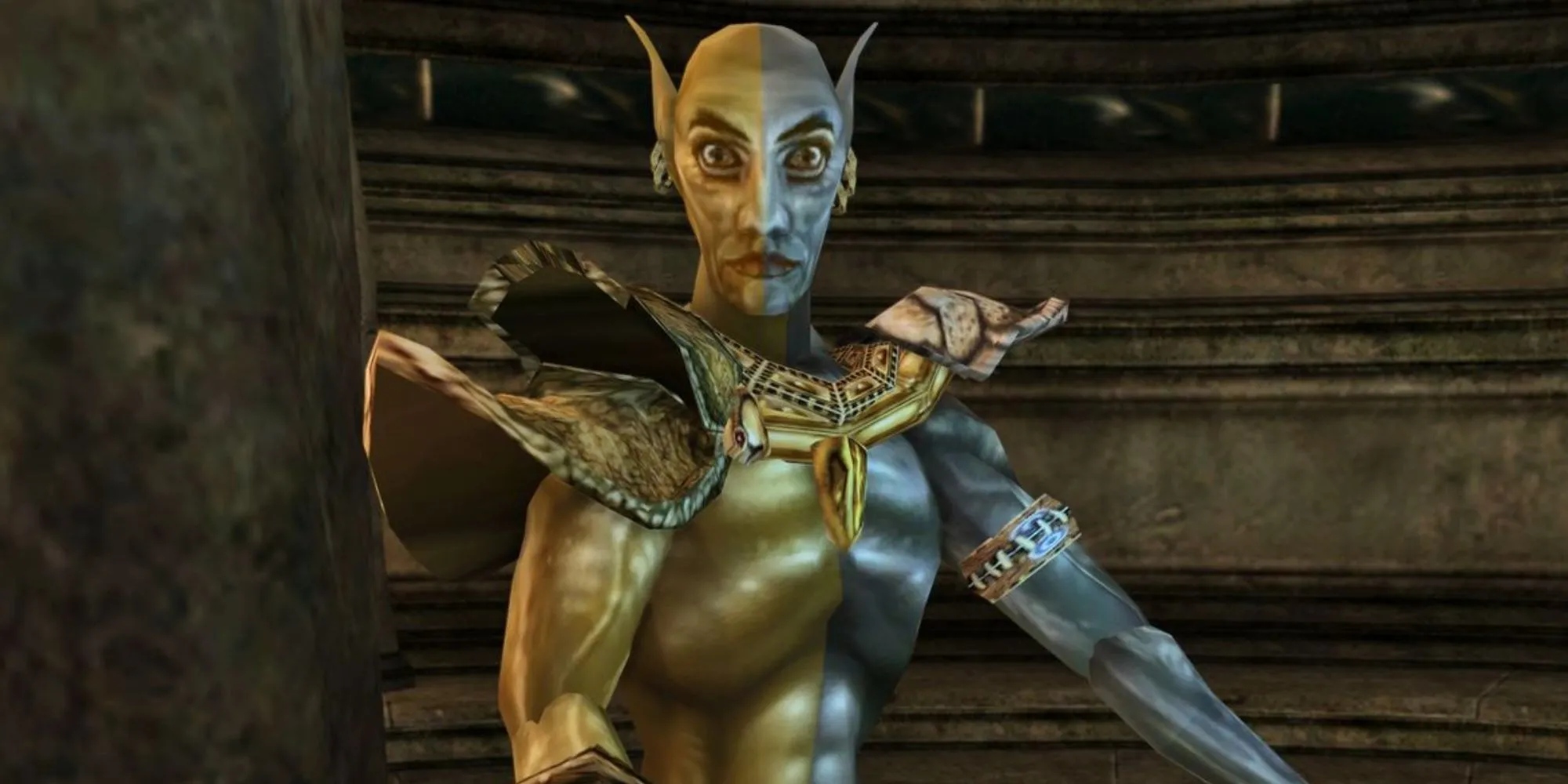 Nhân vật Vivec uy nghi trong The Elder Scrolls 3 Morrowind