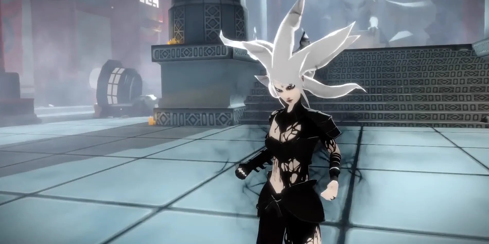 Nữ Hoàng Bóng Tối trong Aragami, một trận đấu trùm không phát huy được thế mạnh của game stealth