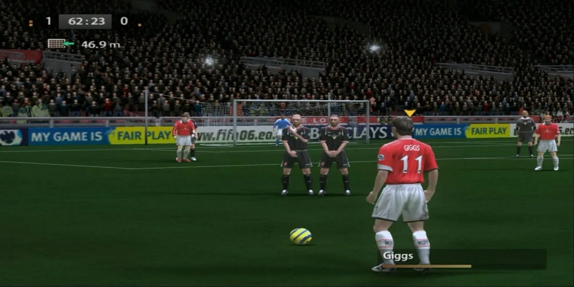 Pha đá phạt hàng rào căng thẳng trong FIFA 06 với những giai điệu indie rock cổ điển
