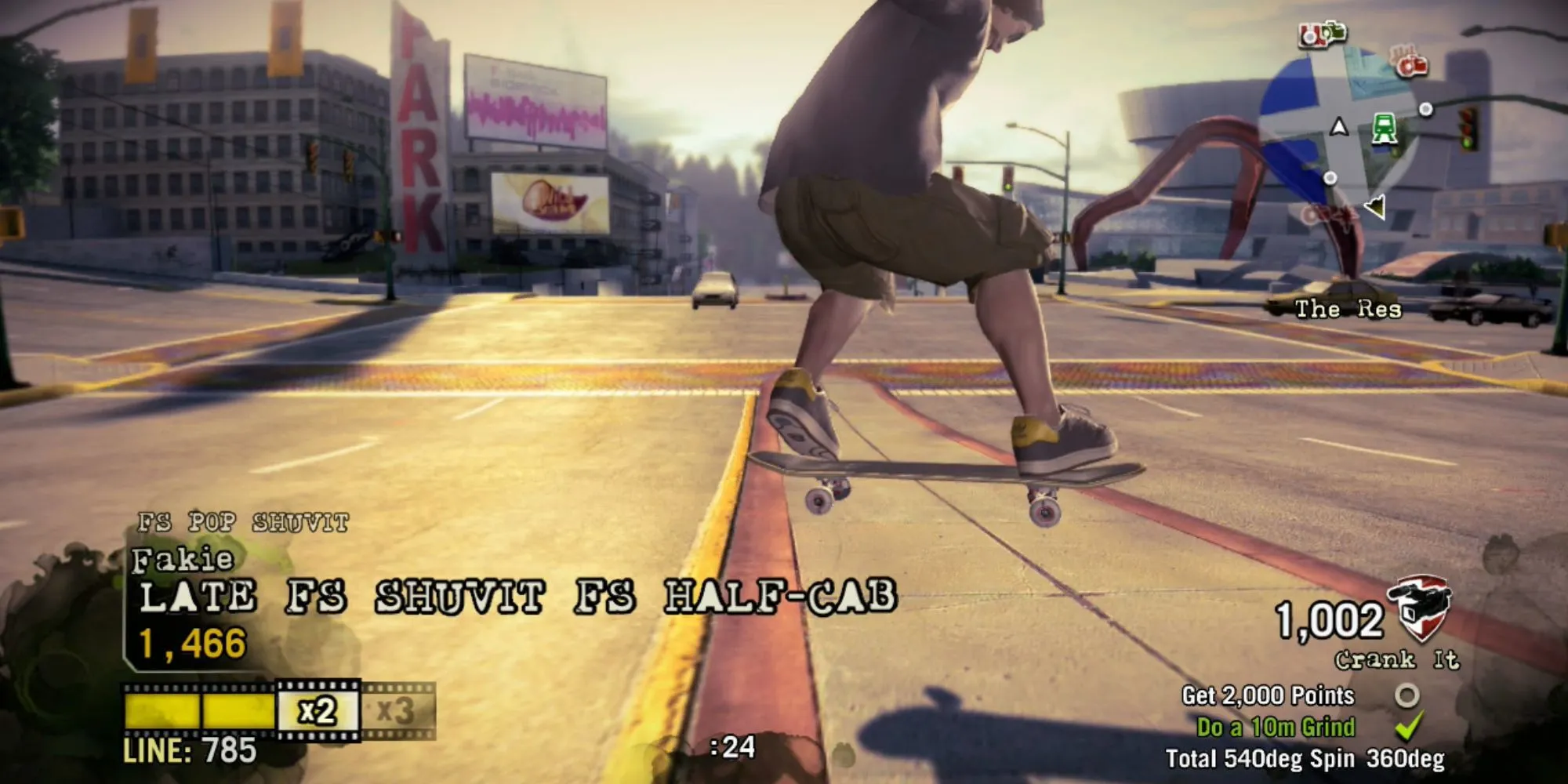 Pha trình diễn kỹ thuật trượt ván điêu luyện trong EA Skate trên nền nhạc indie cuốn hút