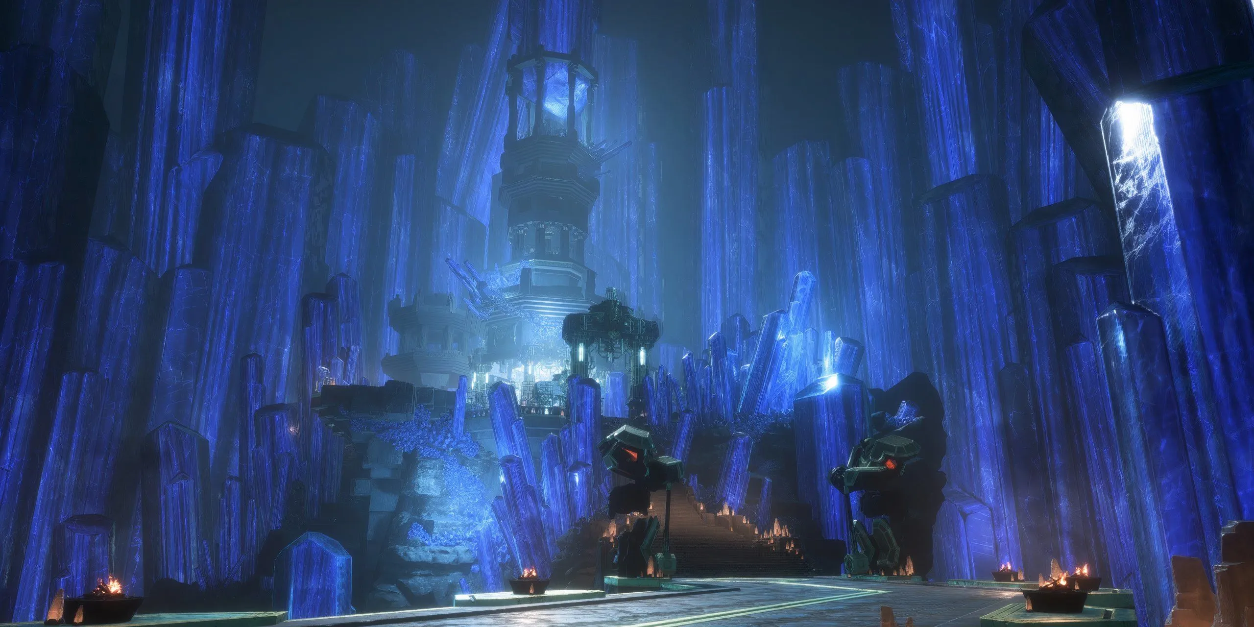 Phân cảnh trong Dragon Age: The Veilguard Lyrium Sanctum với nhân vật chính