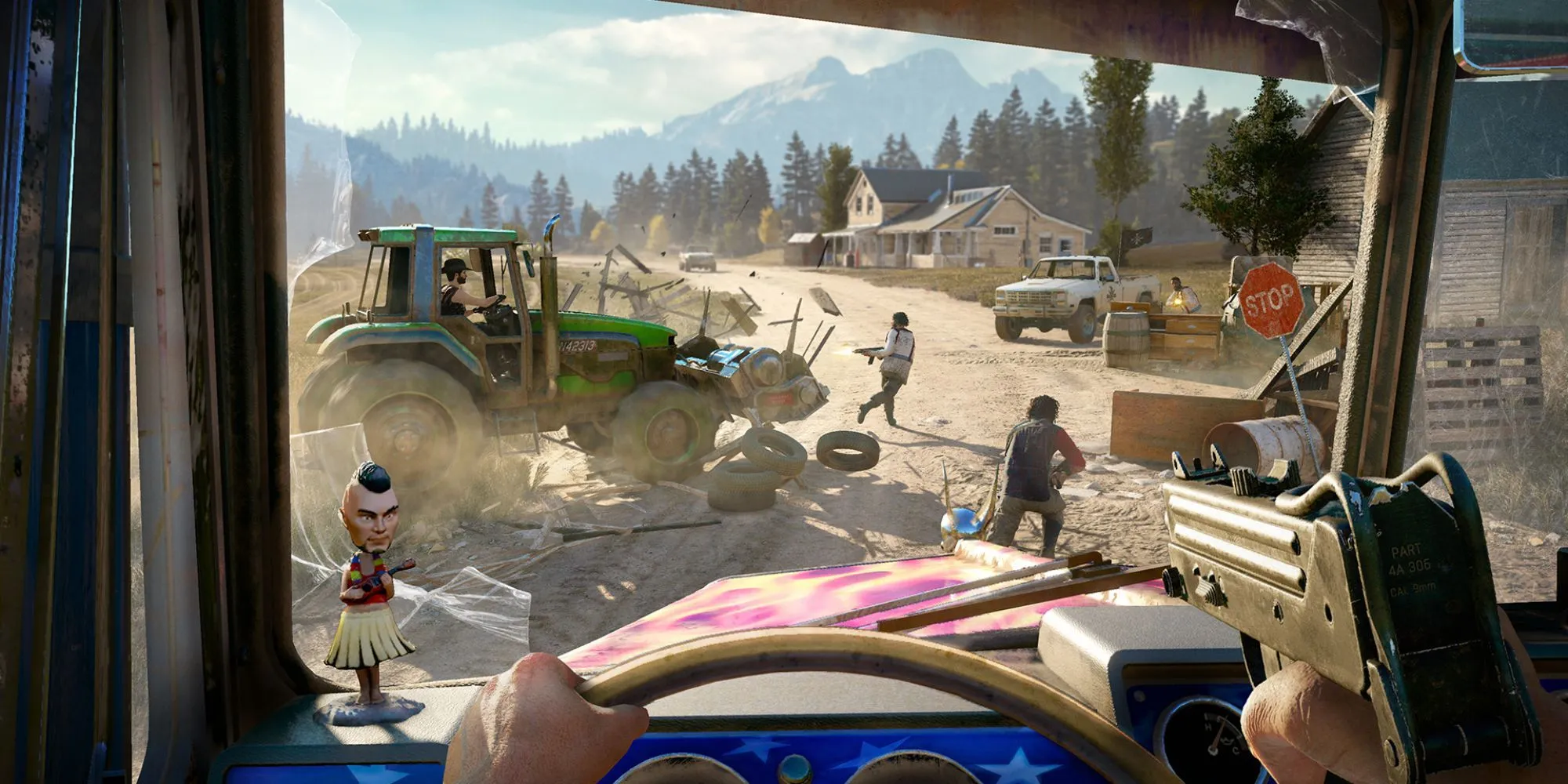Phong cảnh núi non hùng vĩ của Hạt Hope, Montana trong tựa game Far Cry 5