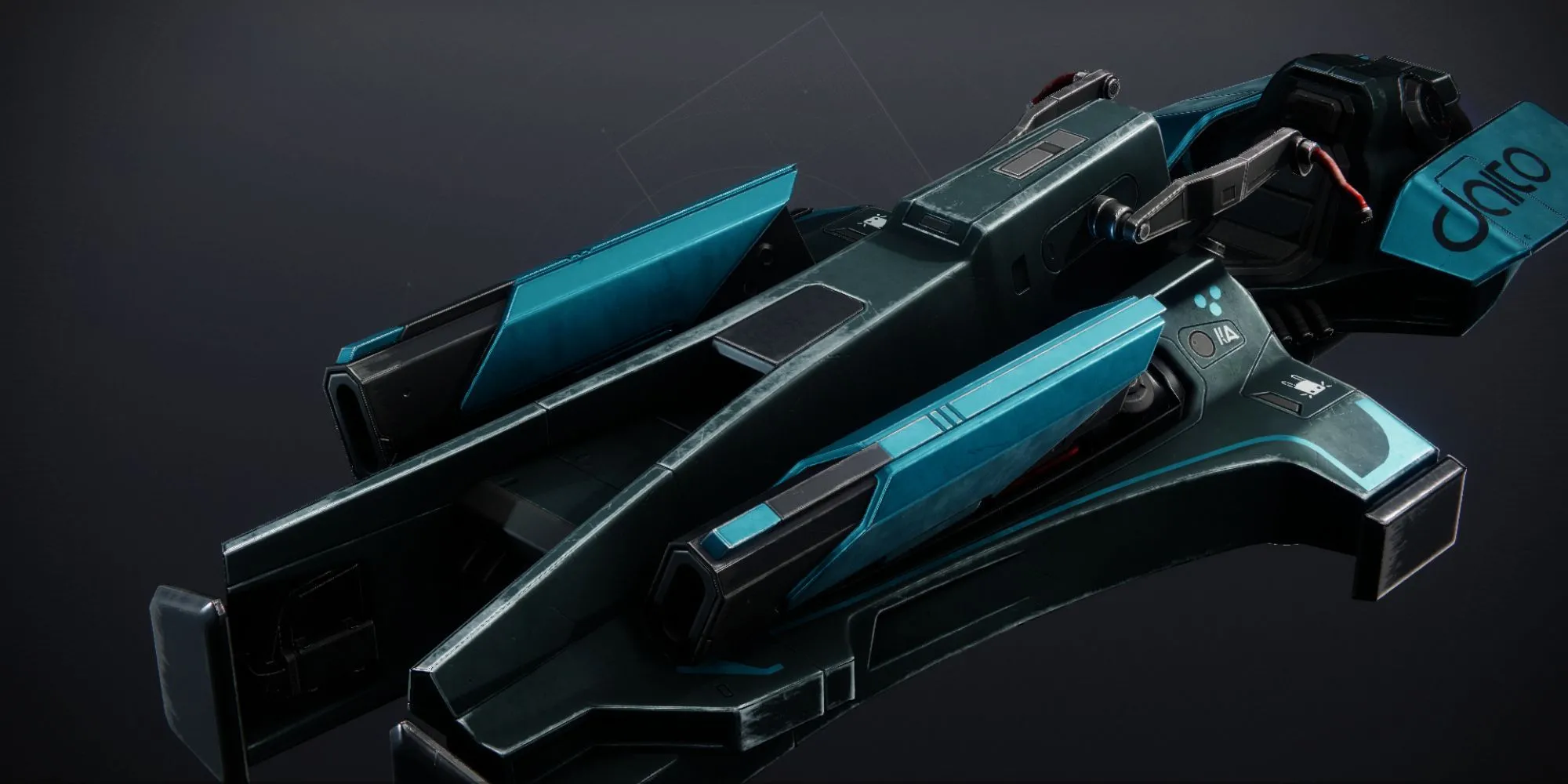 Phương tiện Gryphon mới trong Destiny 2 màu trắng với điểm nhấn xanh dương