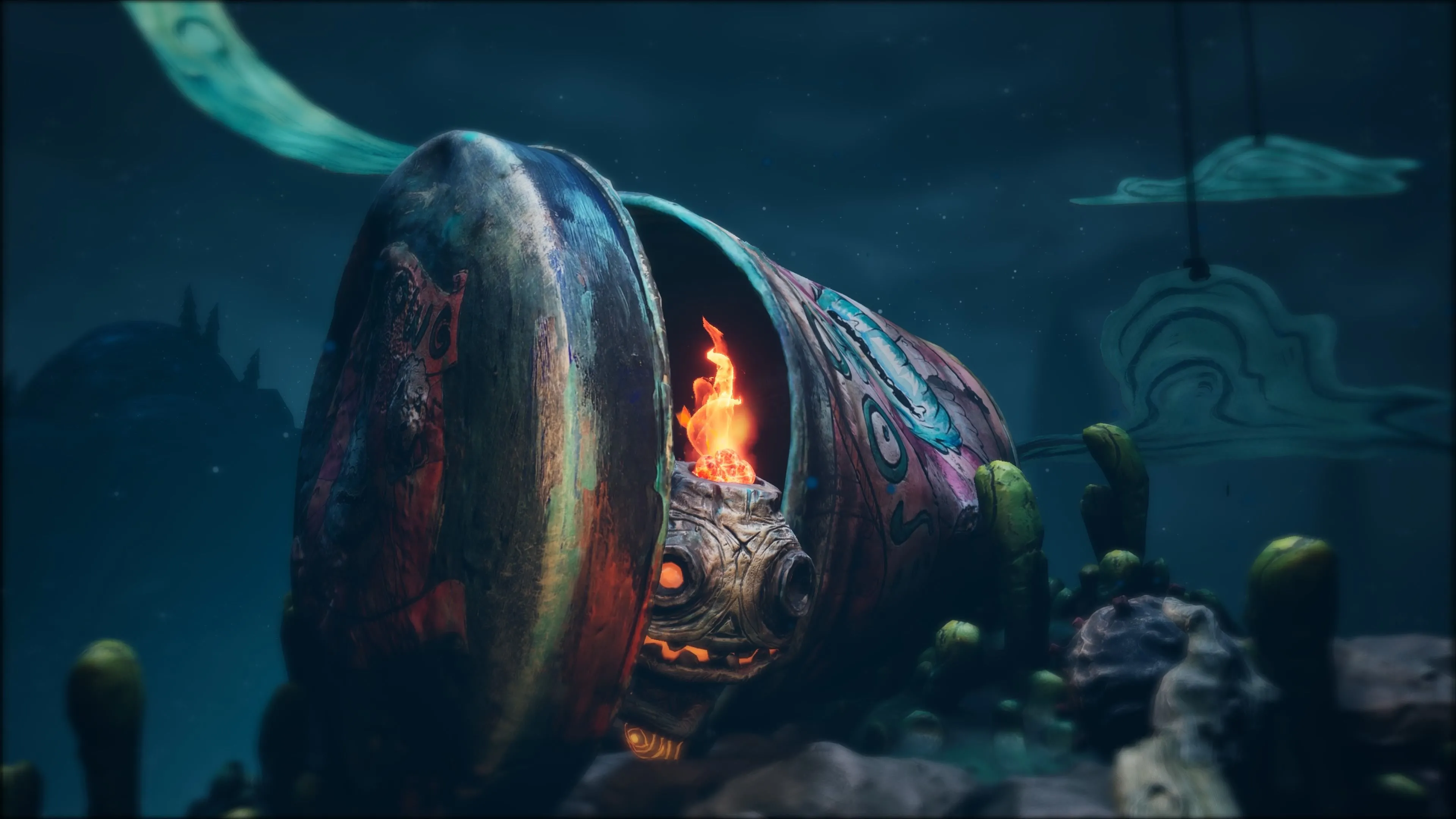 Potboy trong lon thiếc, một trong những tương tác gameplay độc đáo của The Midnight Walk