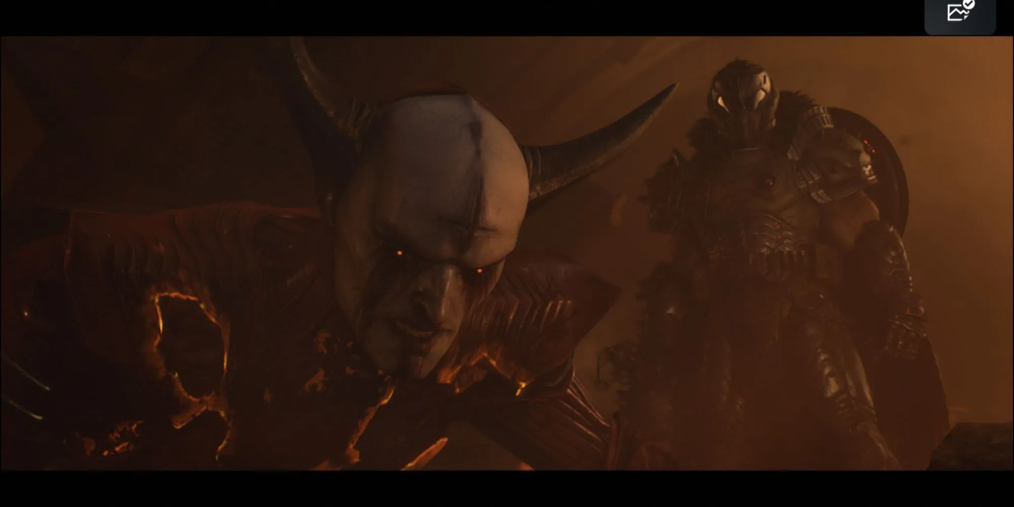 Screenshot cảnh chiến đấu trong chương 22 Reckoning của Doom: The Dark Ages
