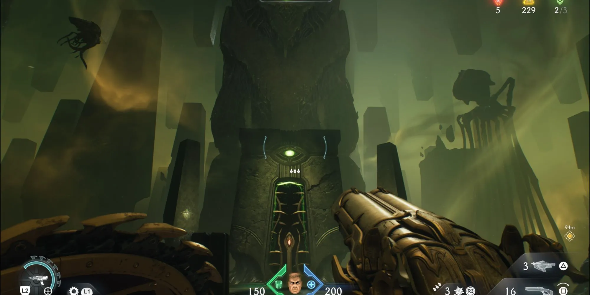 Screenshot khung cảnh kỳ dị tại Cosmic Realm trong chương 15 City Of Ry'uul
