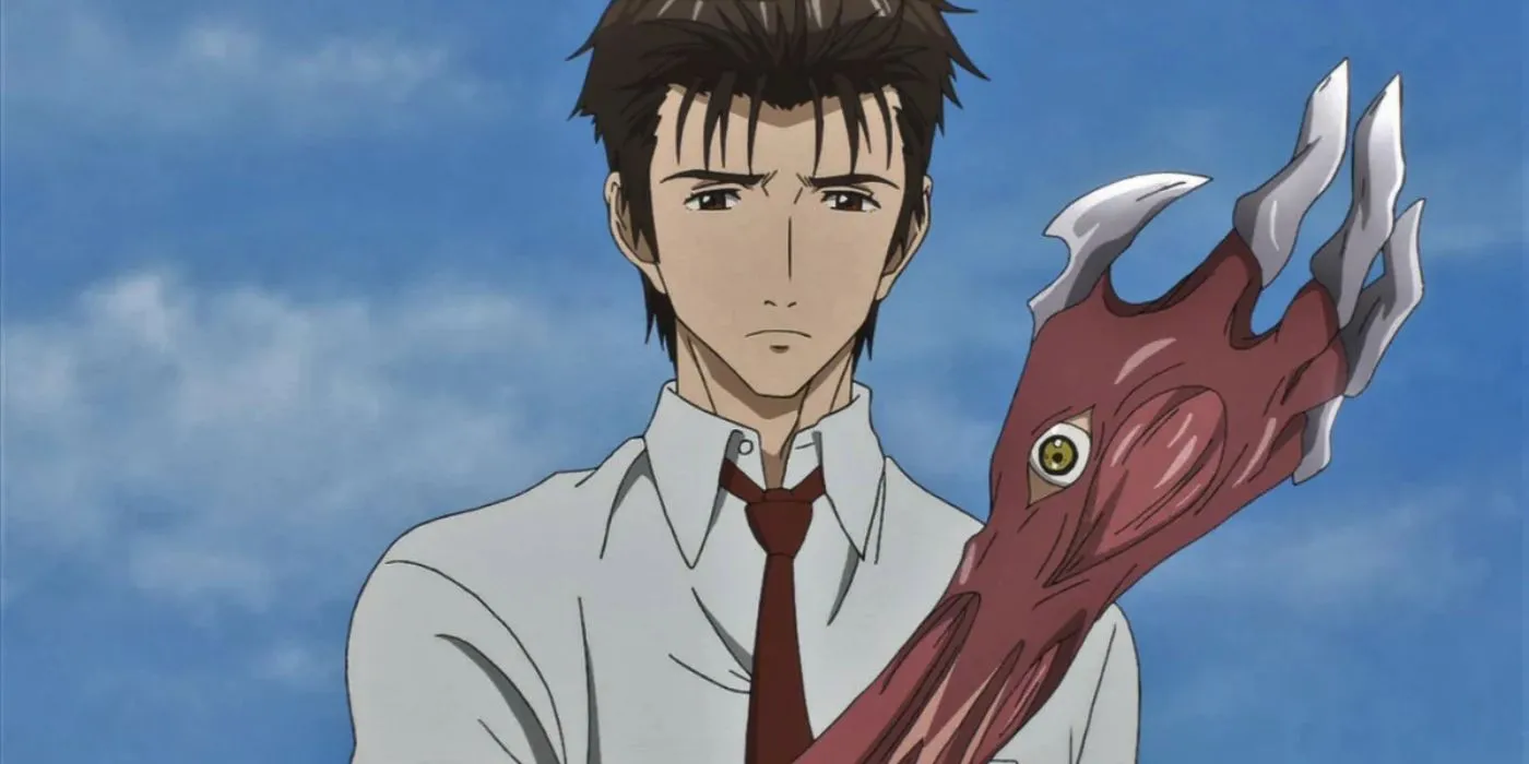 Shinichi và Migi trong Parasyte The Maxim