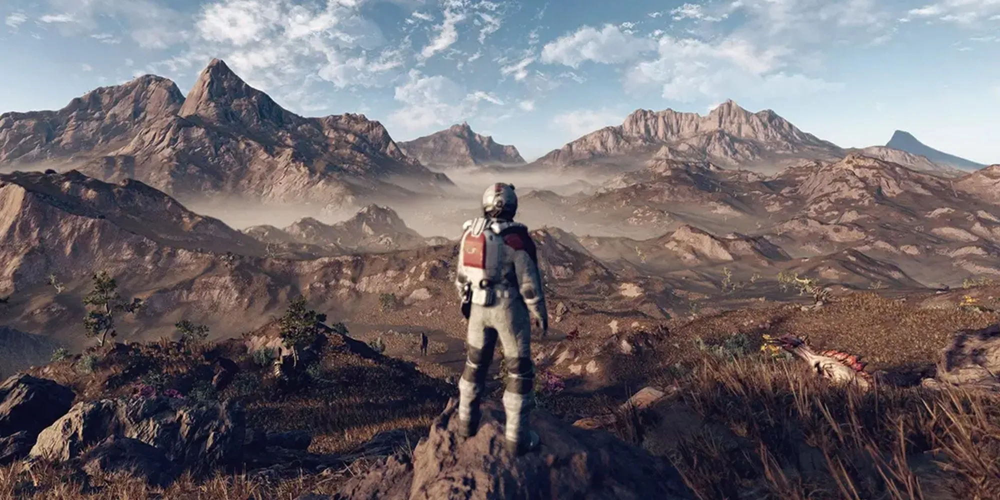 Starfield player on an unnamed planet.