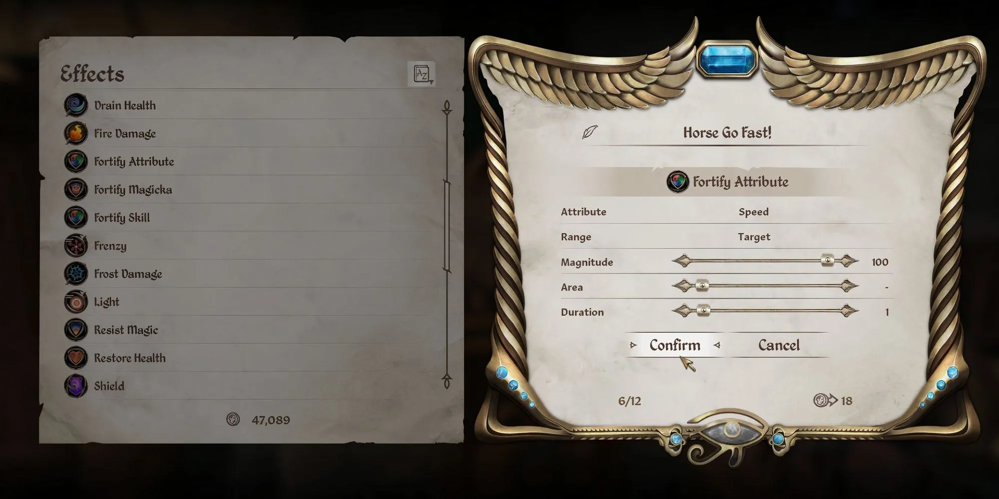Tạo phép tùy chỉnh hoặc buff để tăng cường sức mạnh, tốc độ cho ngựa trong Oblivion Remastered