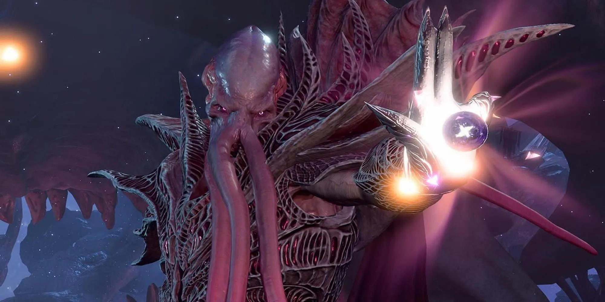 The Emperor trong Baldur's Gate 3 đang sử dụng phép thuật