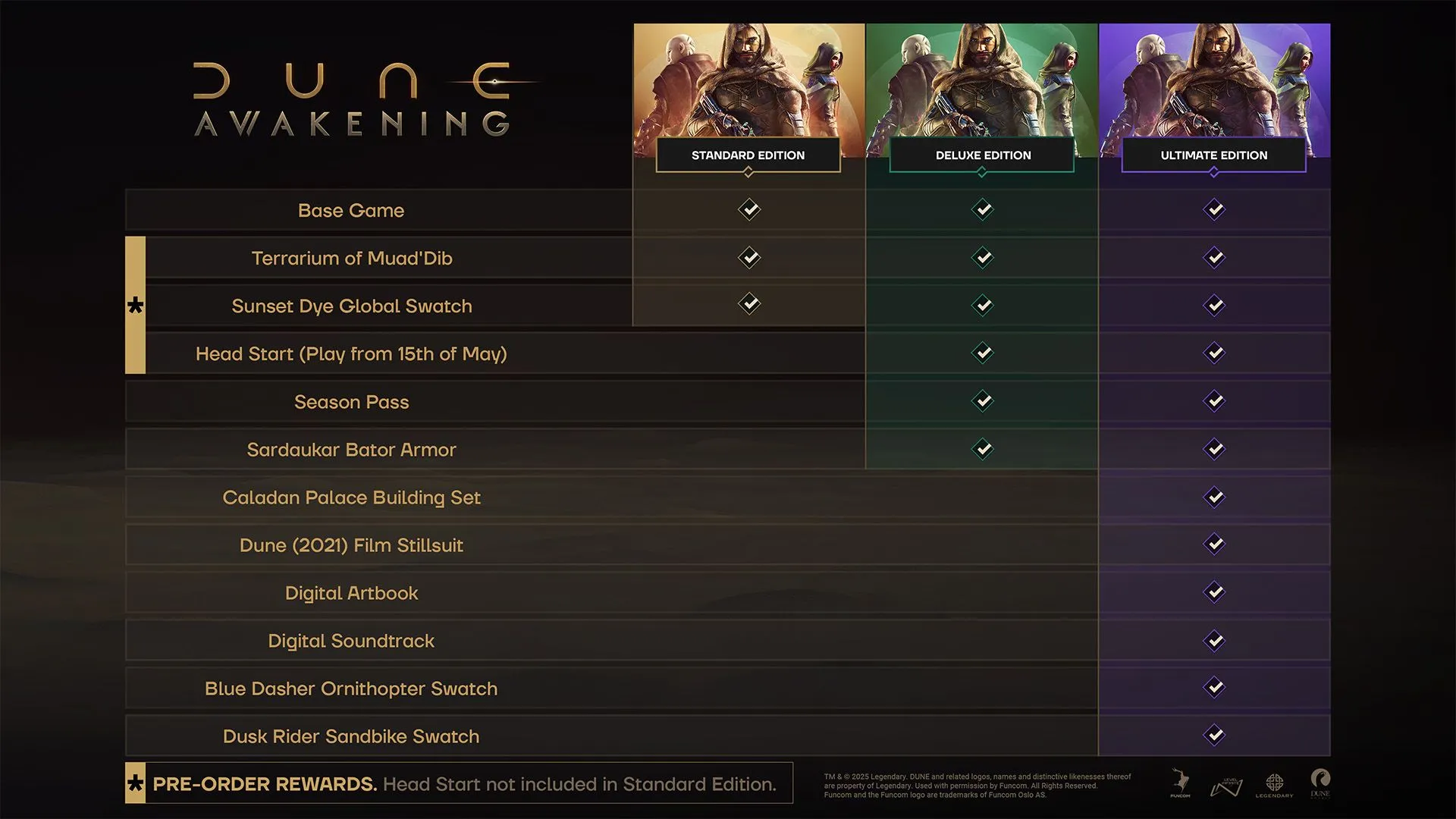 Thông tin các phiên bản đặt trước của Dune: Awakening cùng quà tặng kèm hấp dẫn cho game thủ