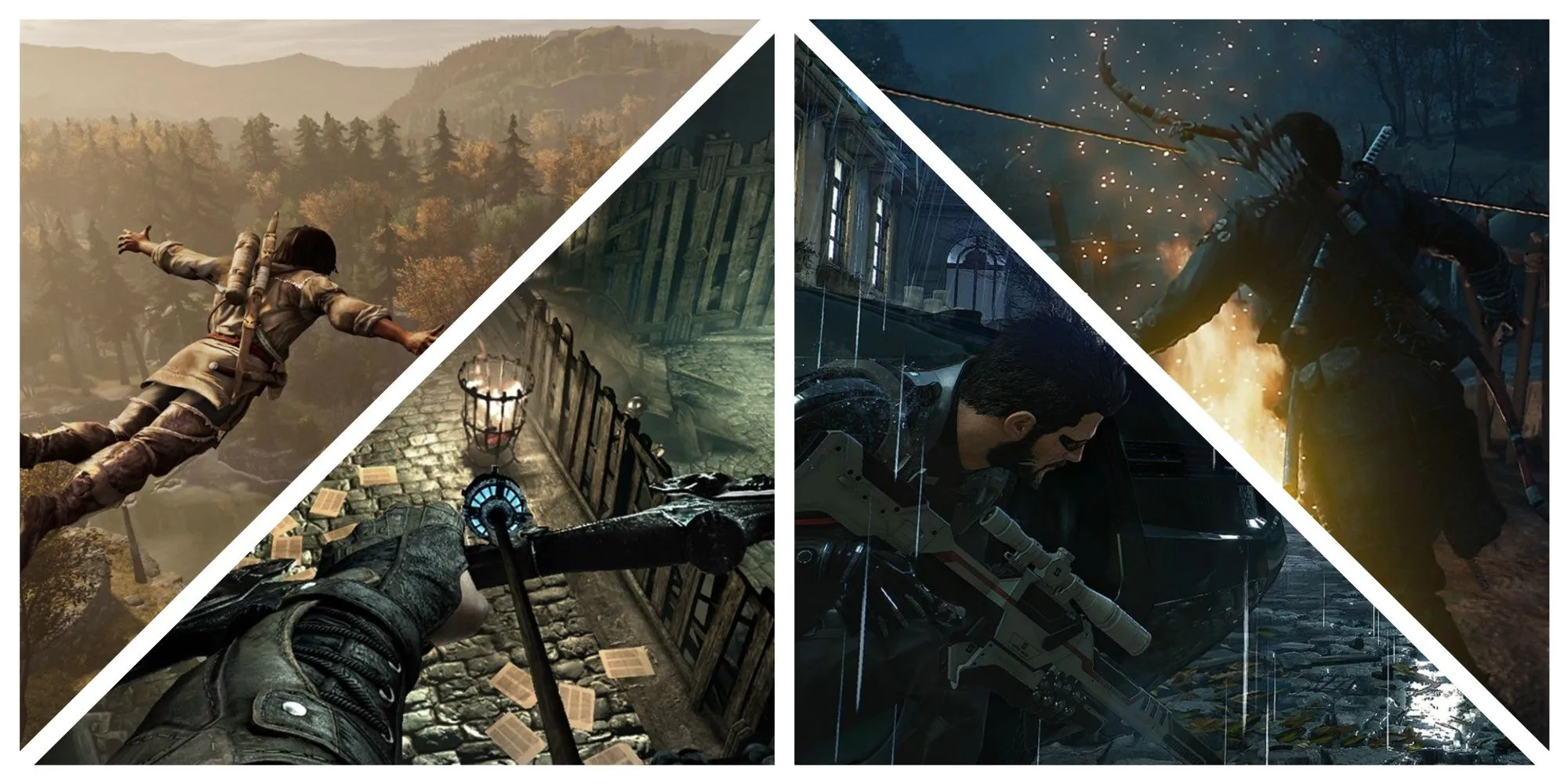 Tổng hợp các game thế giới mở lén lút nổi tiếng từ các dòng game Assassin's Creed, Thief, Deus Ex, Ghost of Tsushima