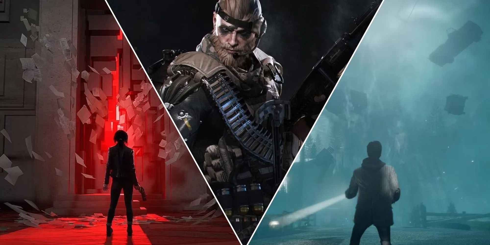 Tổng hợp hình ảnh các game nổi bật của Remedy Entertainment như Control và Alan Wake
