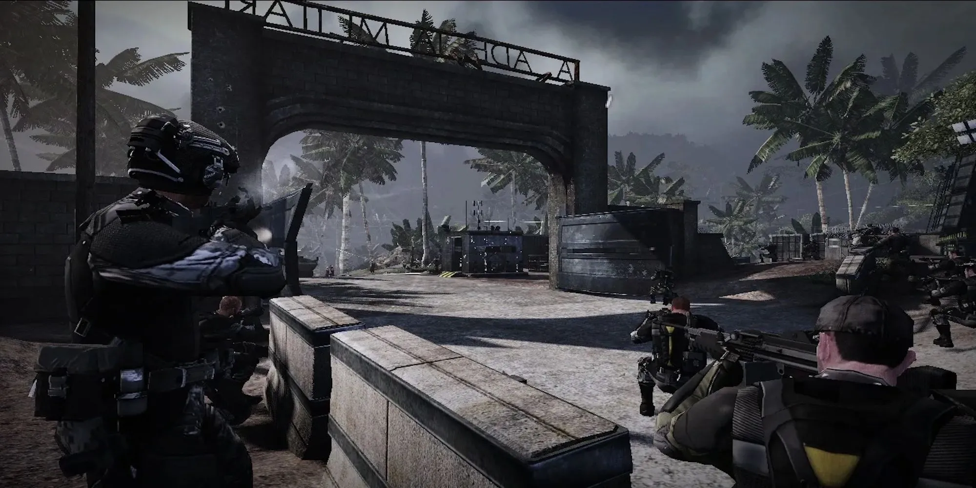 Trận chiến quy mô lớn trong game MAG trên PlayStation 3