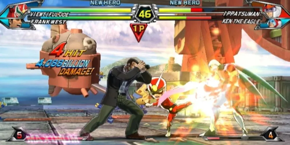 Trận đấu kịch tính giữa các nhân vật trong Tatsunoko vs. Capcom Ultimate All-Stars