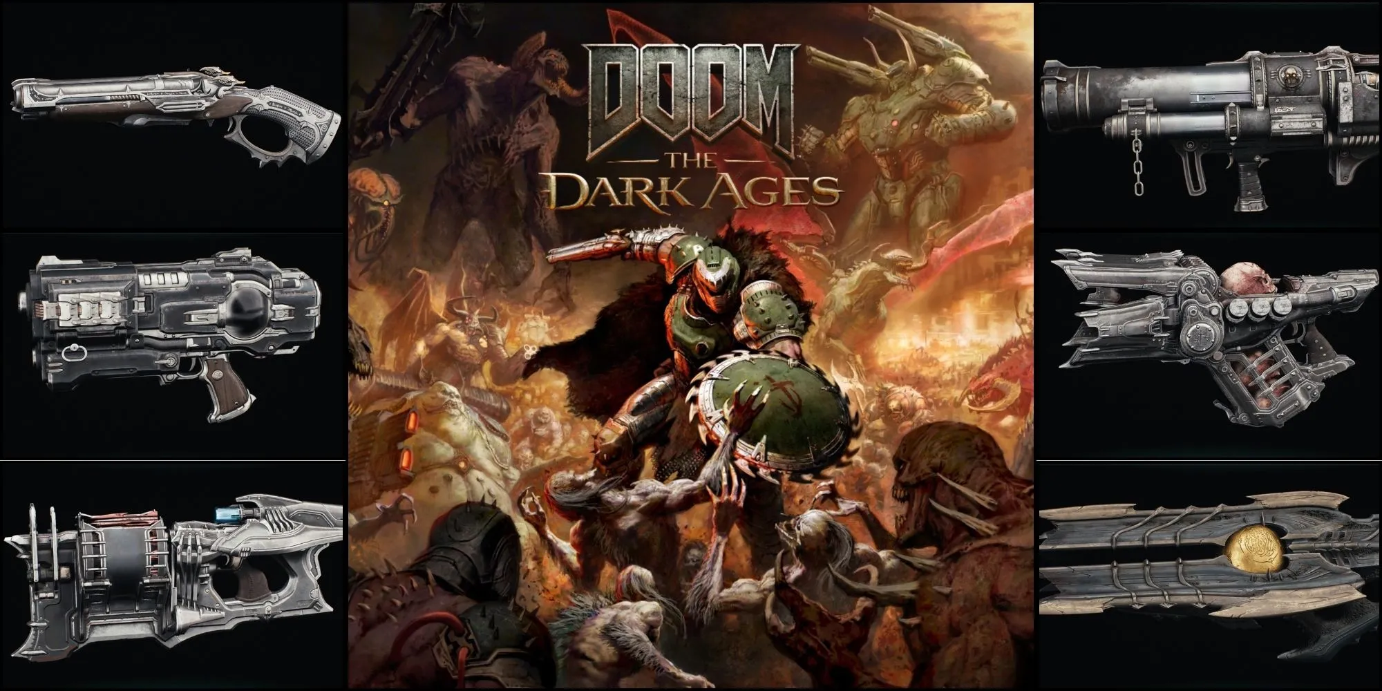 Vị trí 4 tượng sói để lấy Wraithstone ở Chapter 16 Doom The Dark Ages