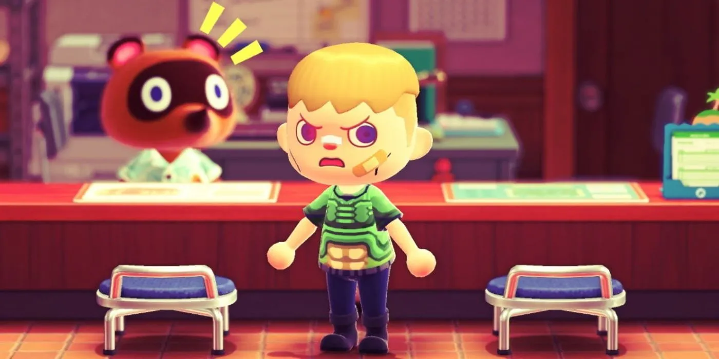 10 Trải Nghiệm "Chuẩn Không Cần Chỉnh" Mà Mọi Game Thủ Animal Crossing Đều Từng Gặp 1 Game thủ Animal Crossing New Horizons biểu cảm tức giận khi gặp dân làng không ưa.