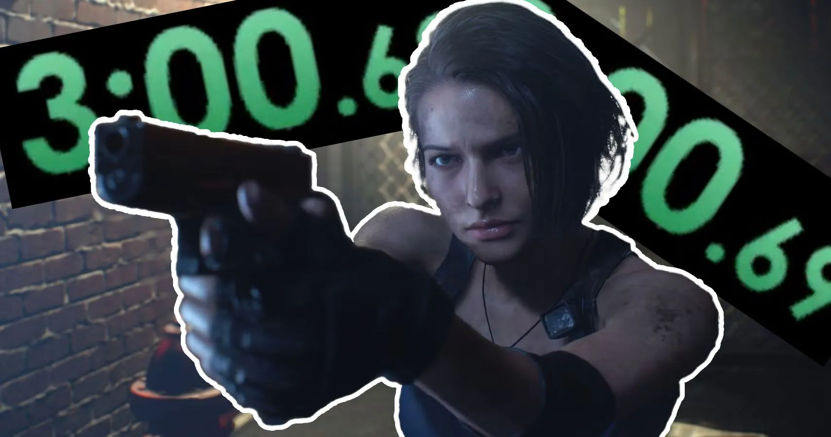 Jill Valentine chạy trốn Nemesis trong Resident Evil 3, một tựa game kinh dị sinh tồn được yêu thích bởi cộng đồng speedrun