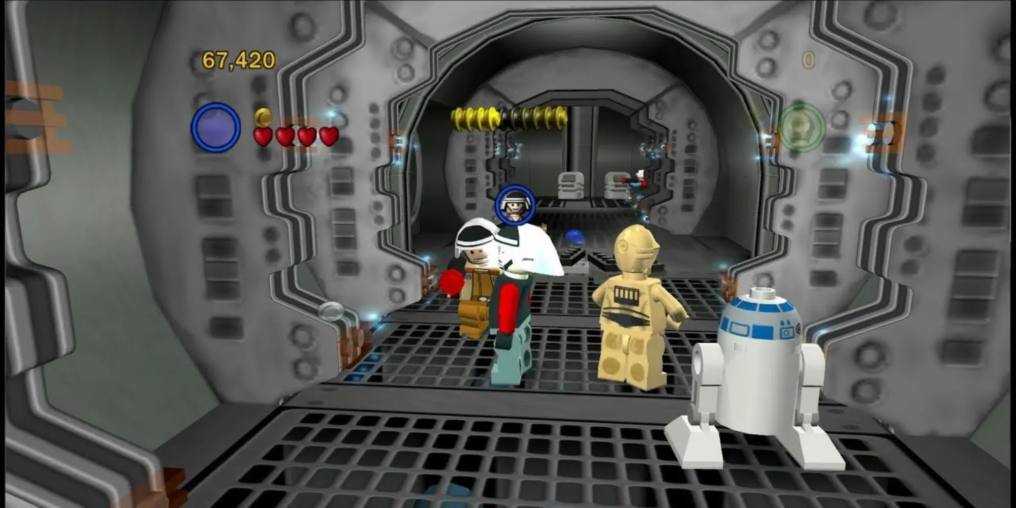 Ảnh chụp màn hình game Lego Star Wars: The Original Trilogy với phong cách đồ họa Lego