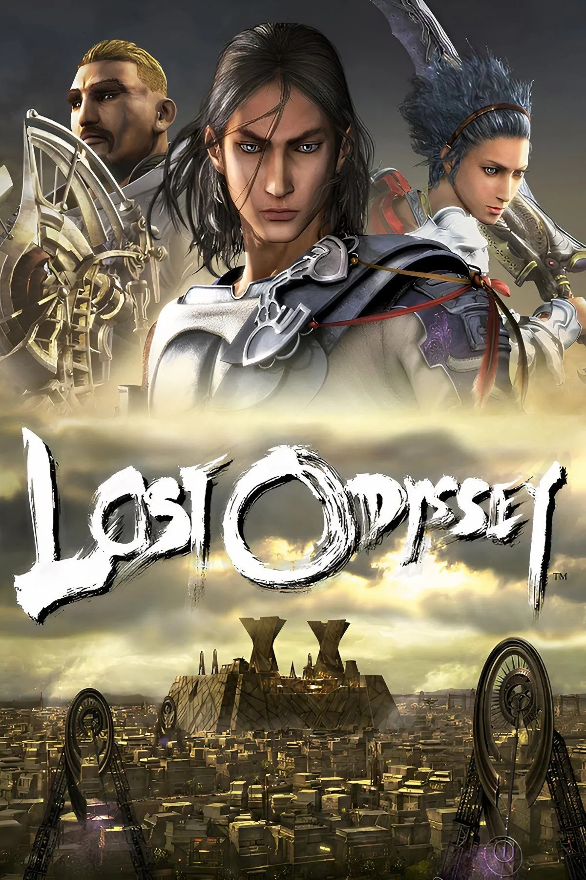 Bìa game Lost Odyssey, một JRPG kinh điển với phong cách nghệ thuật độc đáo và cốt truyện sâu sắc.