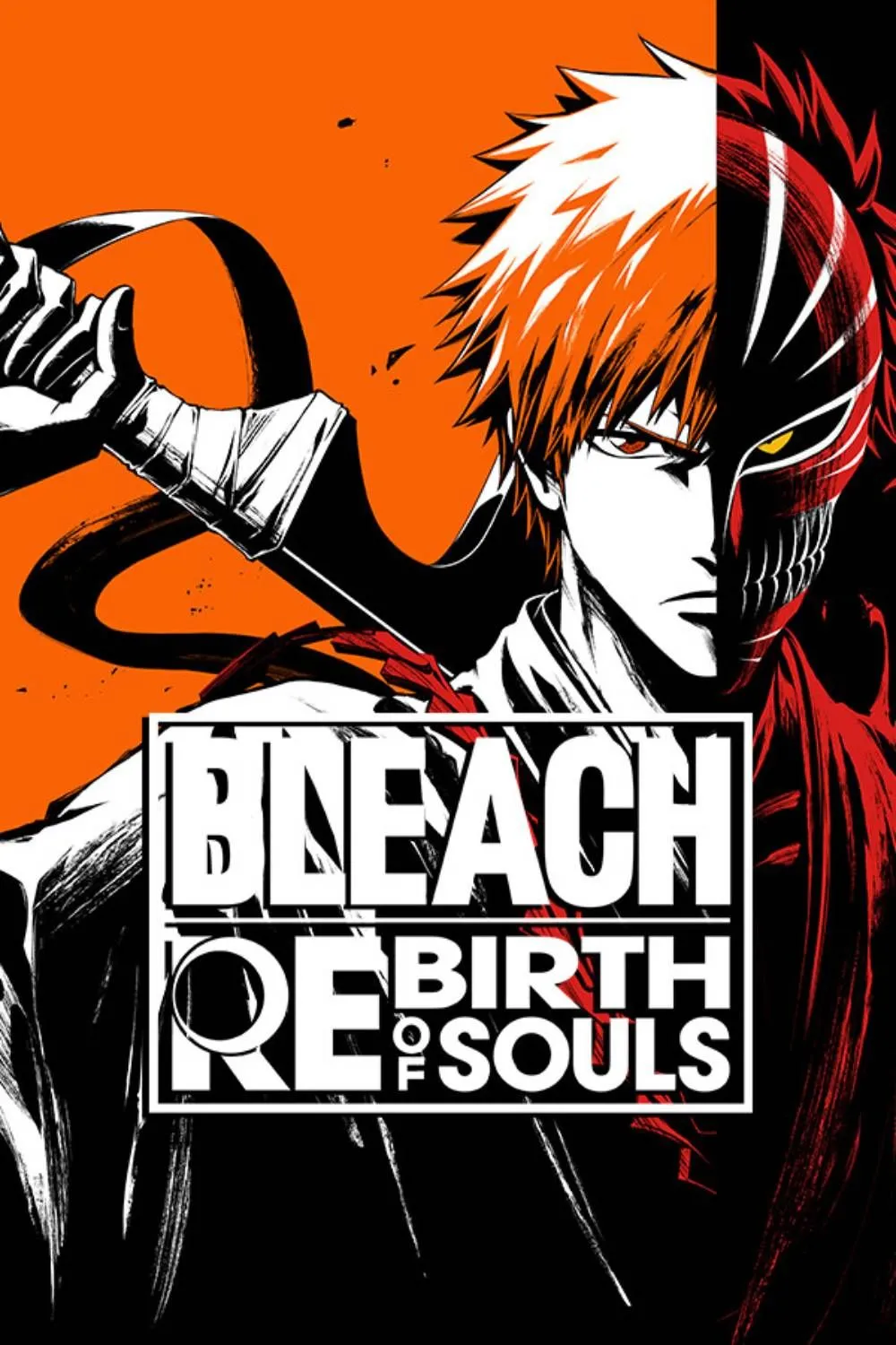 Bìa nghệ thuật chính thức của tựa game đối kháng Bleach: Rebirth of Souls.