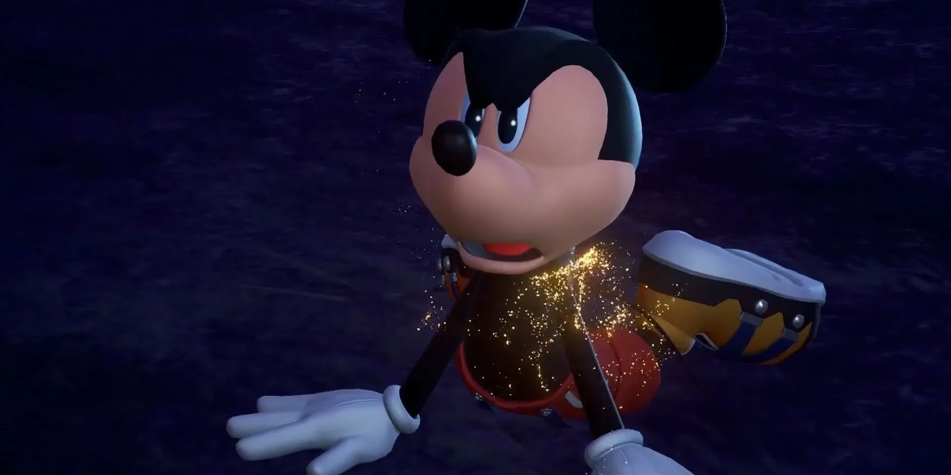 Chuột Mickey trong một phân cảnh của series Kingdom Hearts