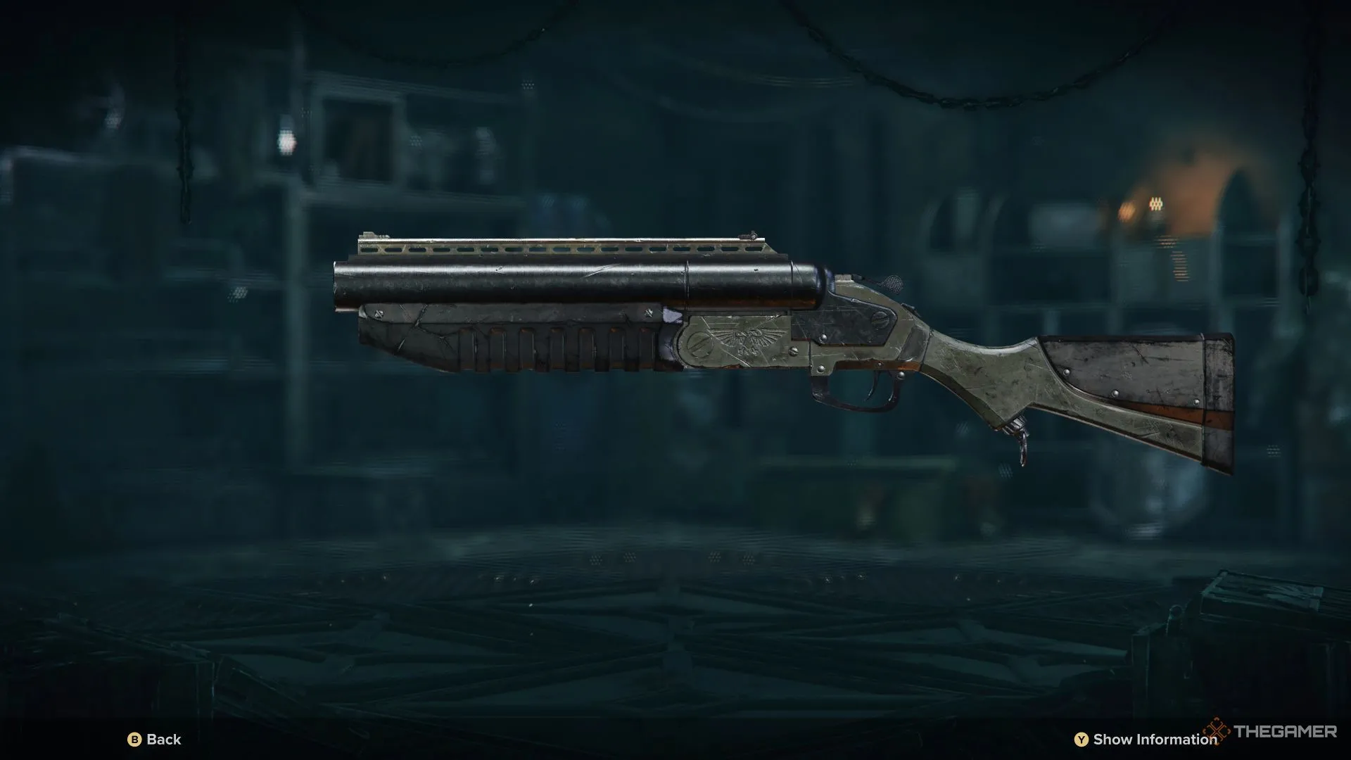 Double-Barreled Shotgun, súng săn cổ điển nhưng hiệu quả trong Darktide.