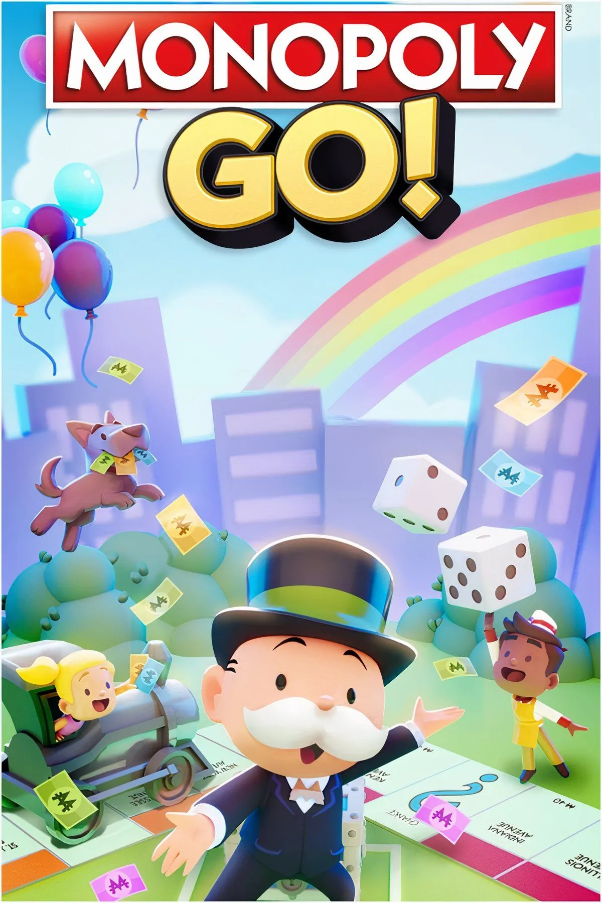 Giao diện chính của game Monopoly GO, nơi diễn ra các giải đấu Express Coins