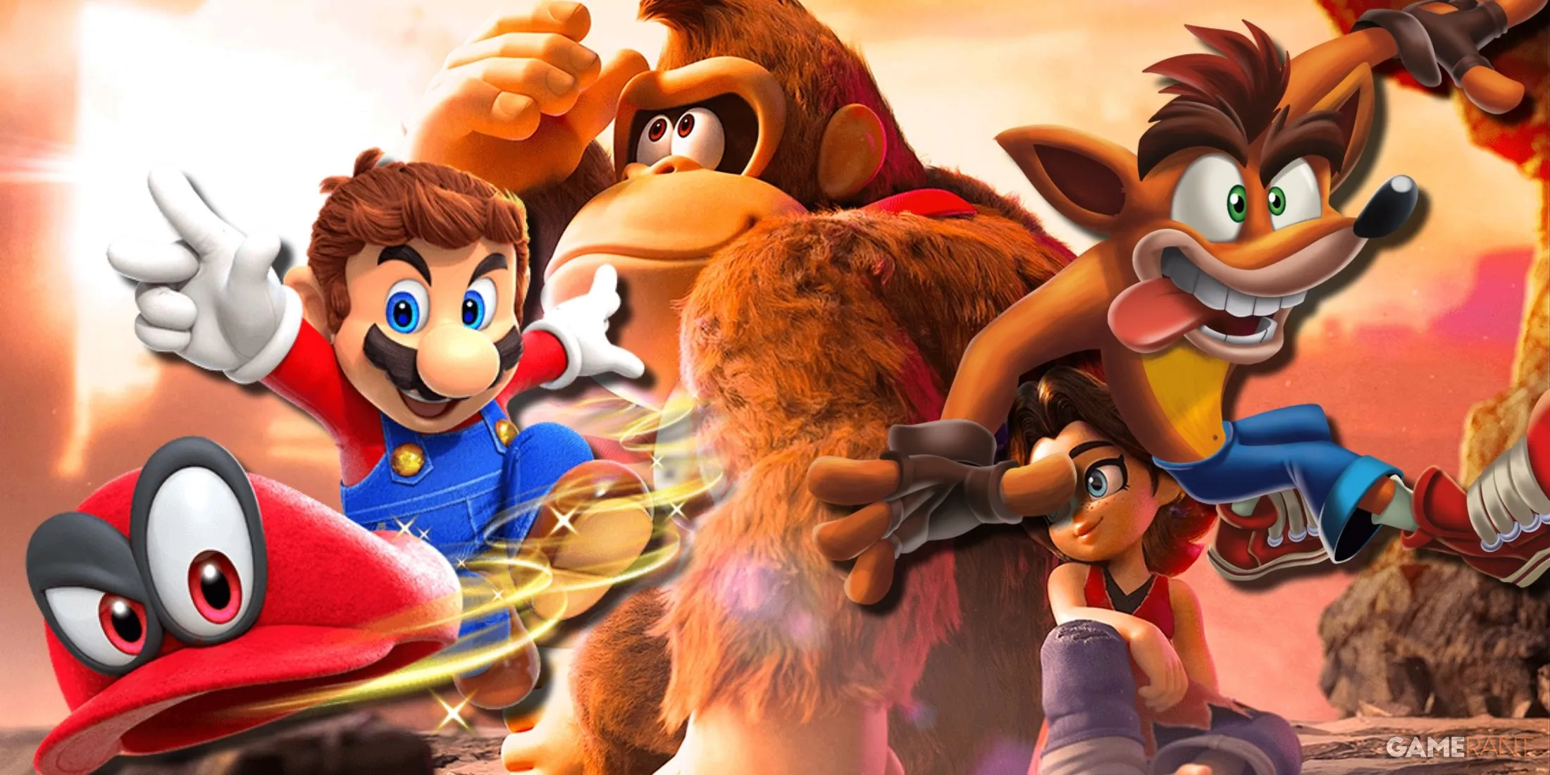 Góc nhìn tổng quan về cơ chế camera động trong Donkey Kong Bananza