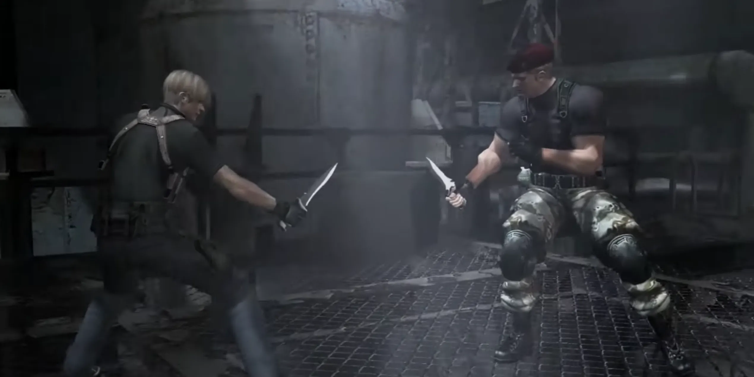 Jack Krauser, cựu đồng đội của Leon trong Resident Evil 4, với cánh tay biến dạng đầy nguy hiểm.
