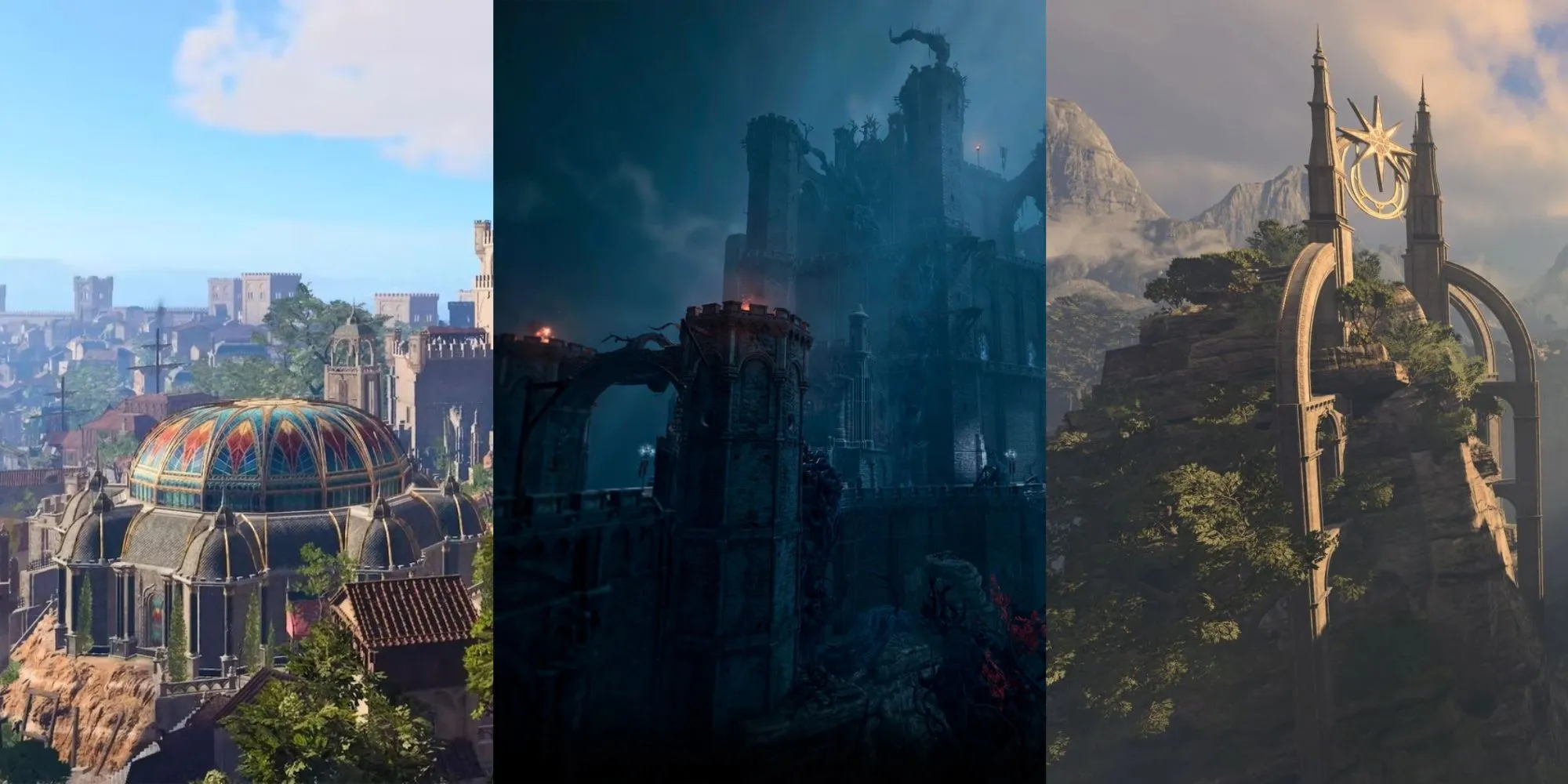 Khung cảnh ngoạn mục trong tựa game nhập vai Baldur's Gate 3.