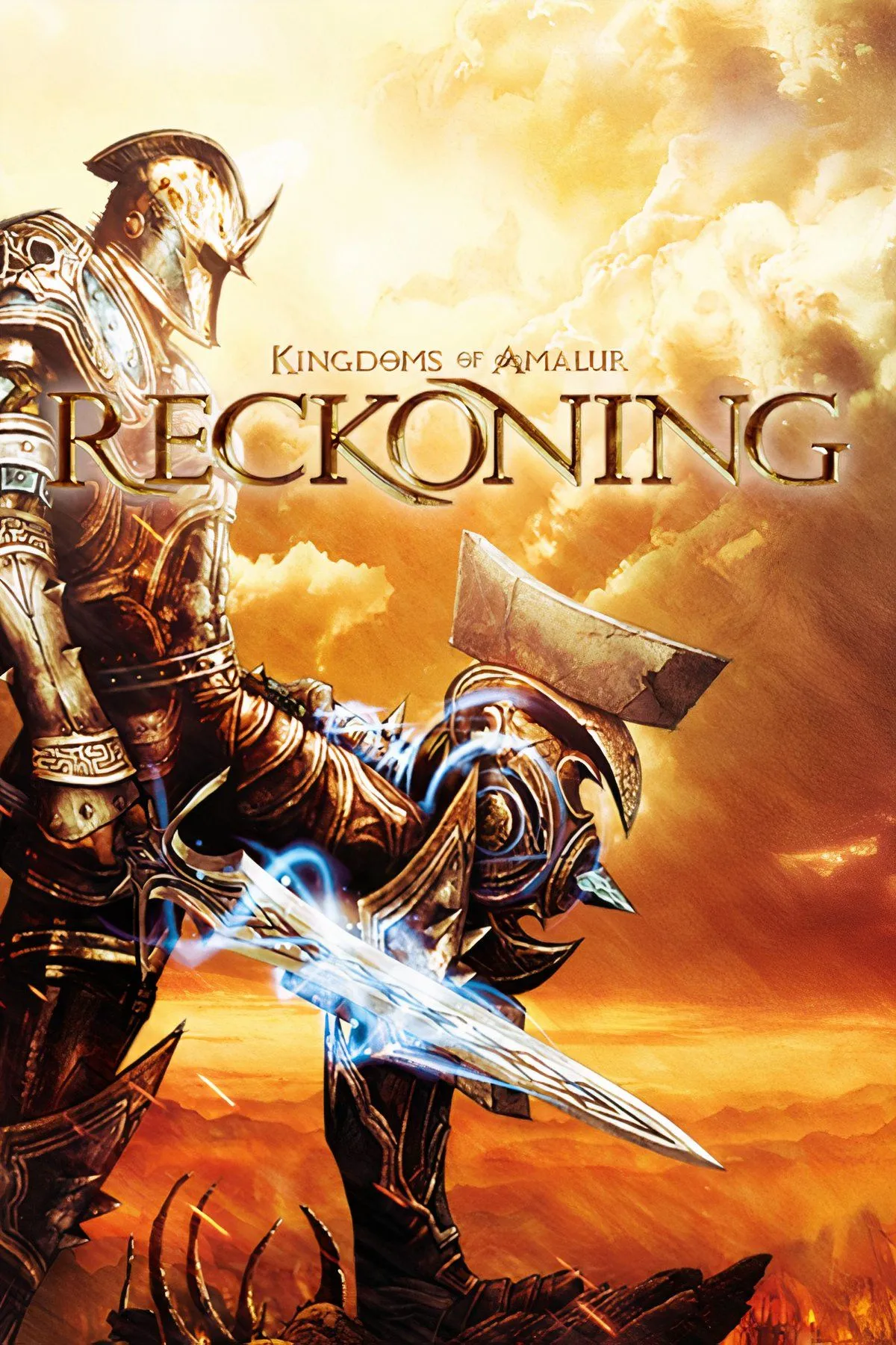 Nghệ thuật nhân vật và cảnh quan trong Kingdoms Of Amalur: Re-Reckoning, thể hiện phong cách đồ họa fantasy và không gian thế giới mở rộng lớn.