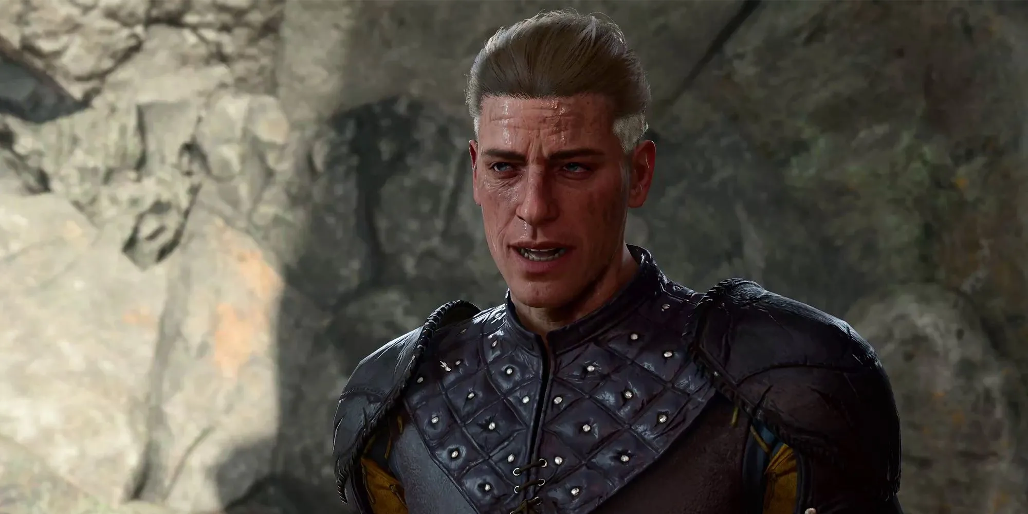 Nhân vật Rugan, đặc vụ Zhentarim trong Baldur's Gate 3, người chơi gặp ở Act 1