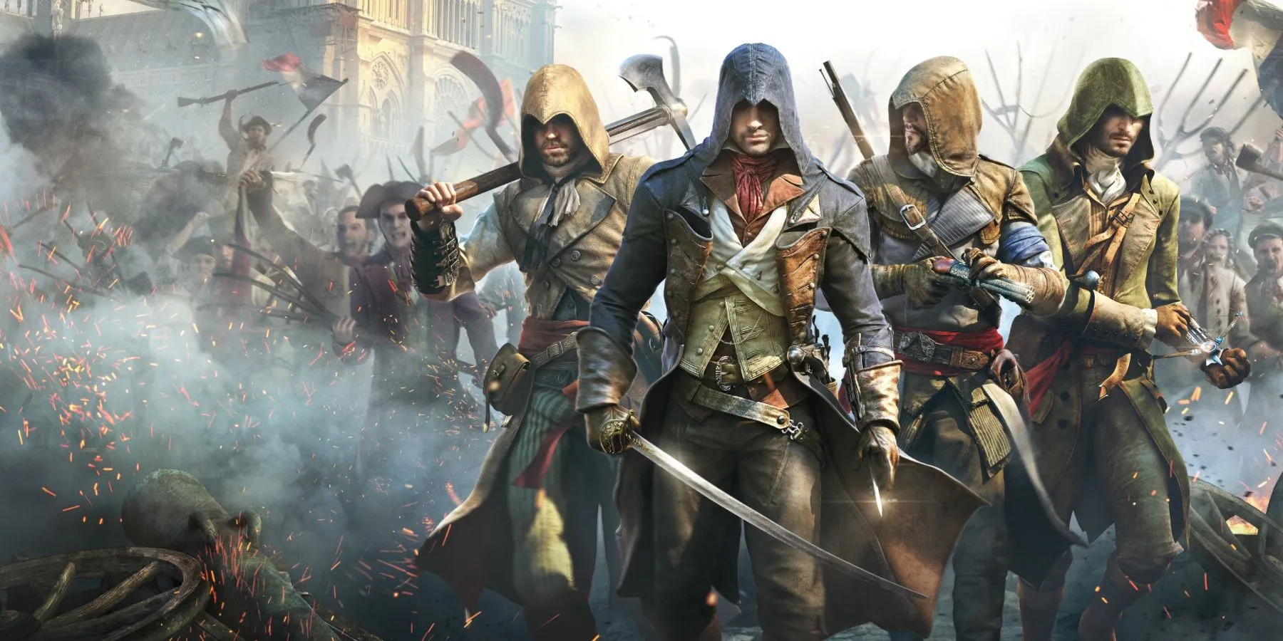 Quang cảnh Paris hoa lệ nhưng hỗn loạn thời Cách mạng Pháp trong Assassin's Creed Unity