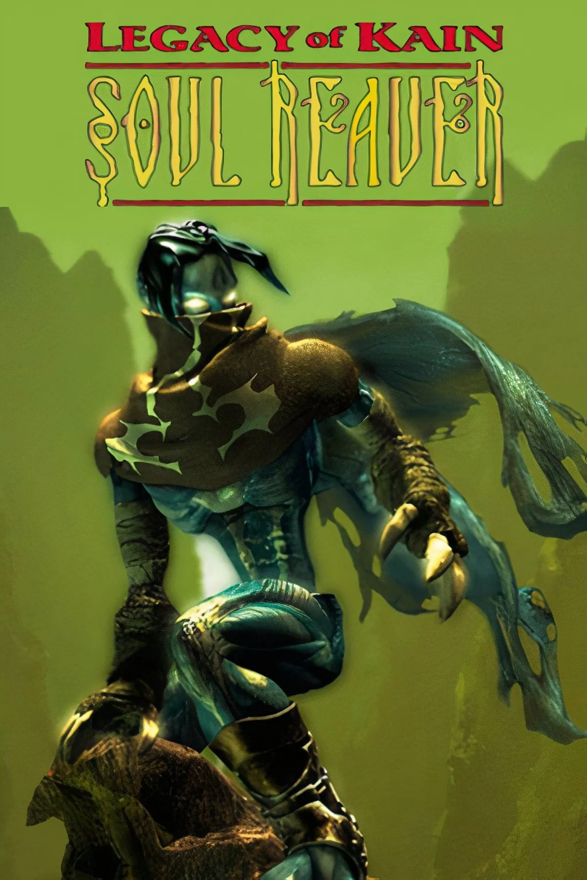 Raziel tại The Abyss trong Legacy of Kain: Soul Reaver, thể hiện không gian ma mị và ấn tượng.