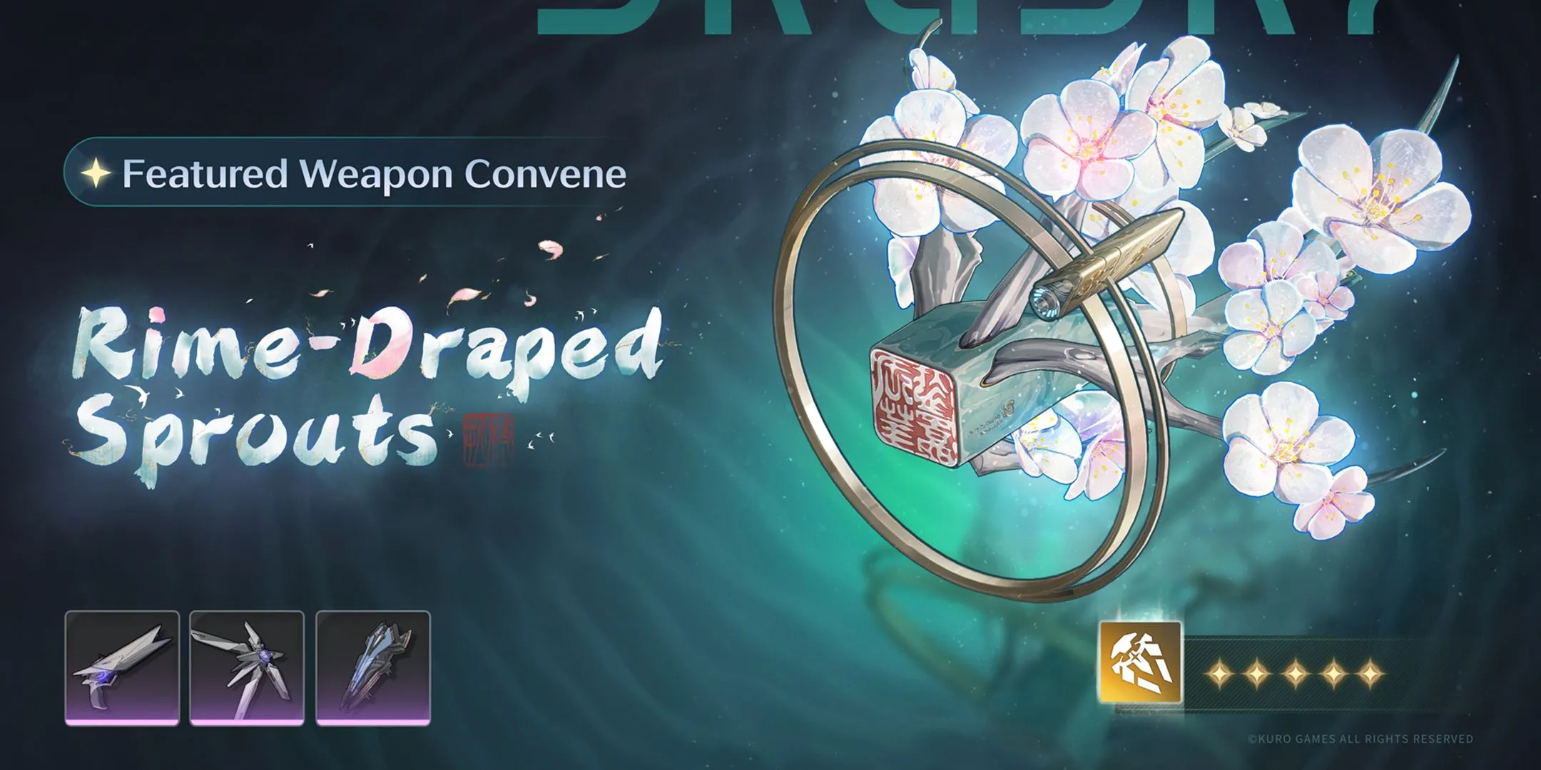 Rime-Draped Sprouts: Banner vũ khí giới hạn cho Zhezhi trong Wuthering Waves 2.0.
