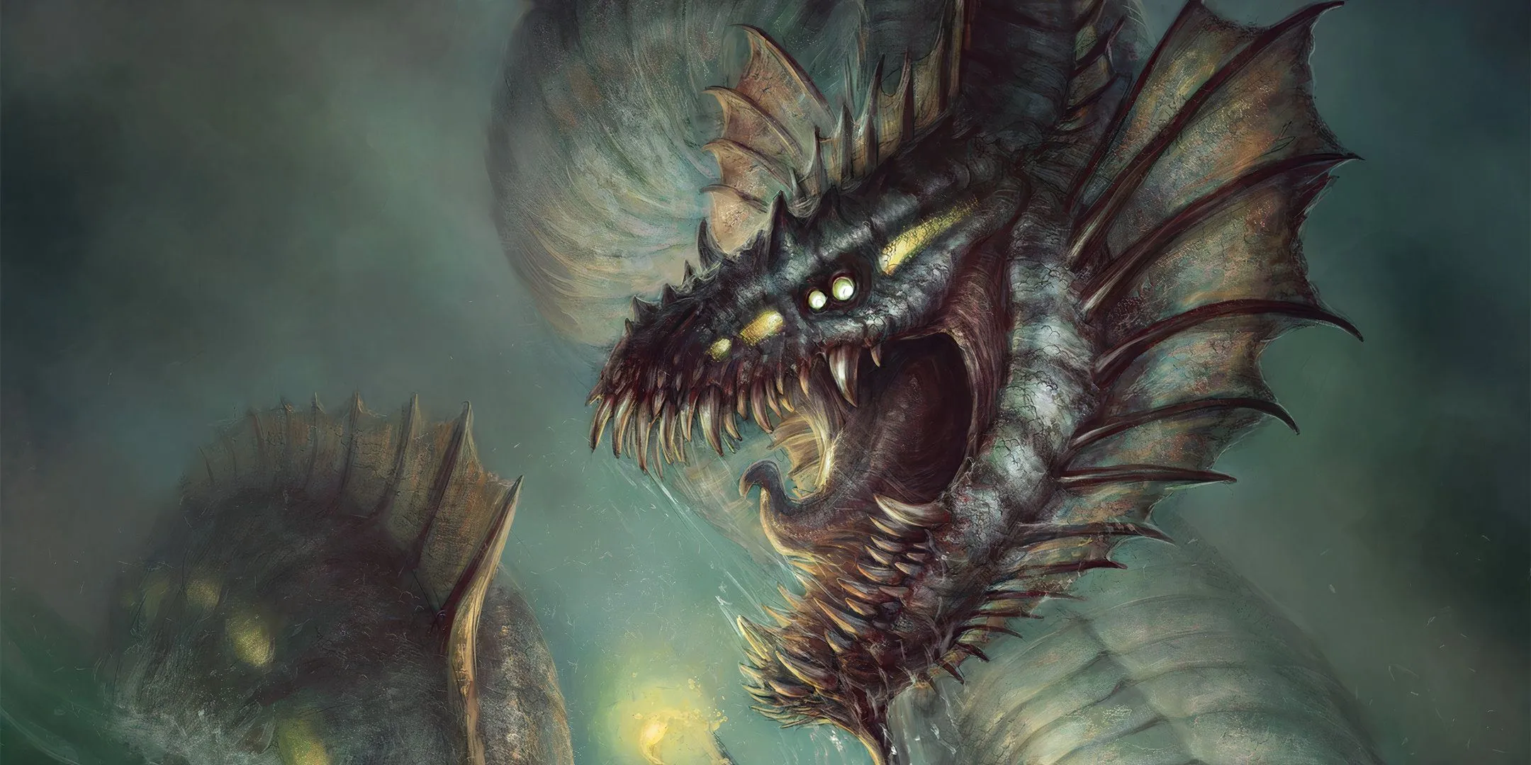 Sinh vật Wakewyrm từ bối cảnh Humblewood trong D&amp;D, minh họa cho những yếu tố bất ngờ trong cốt truyện.