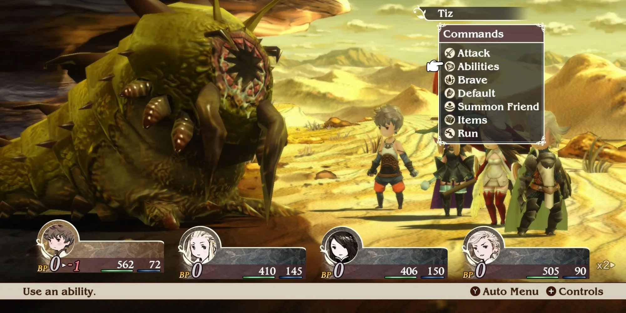 Trải nghiệm chiến đấu chiến thuật theo lượt trong Bravely Default Flying Fairy HD Remaster