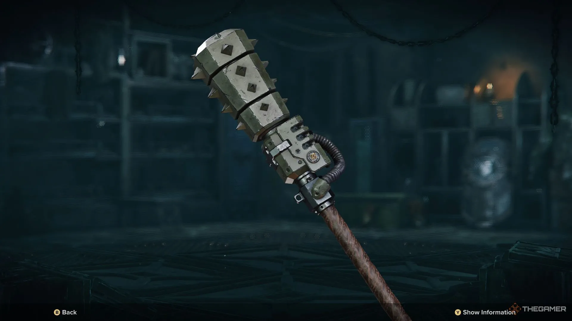 Vũ khí Crusher, chùy điện hai tay mạnh mẽ trong Warhammer 40,000: Darktide.