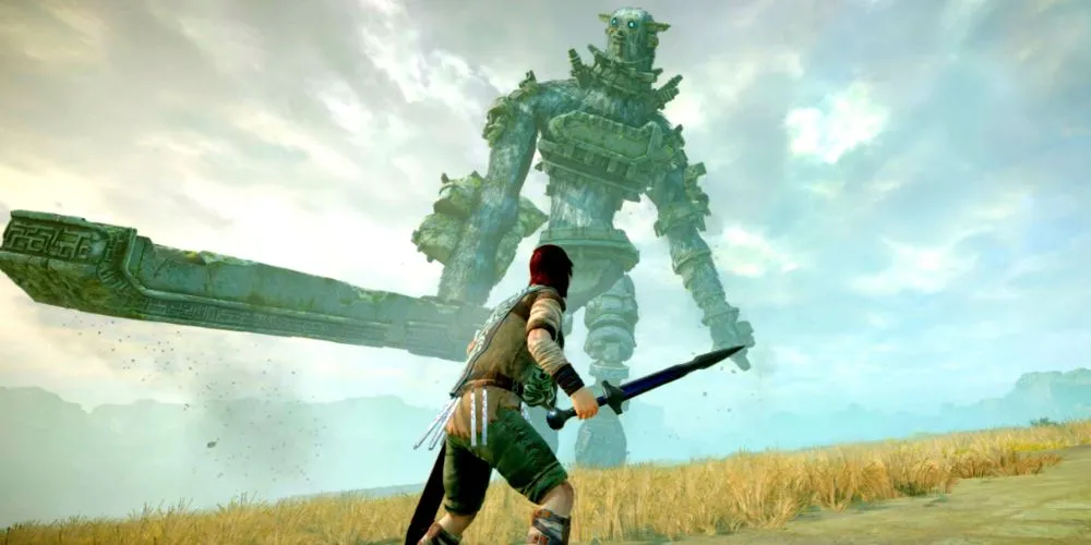 Wander đối mặt một Colossus, tái hiện không khí hùng vĩ và cô độc