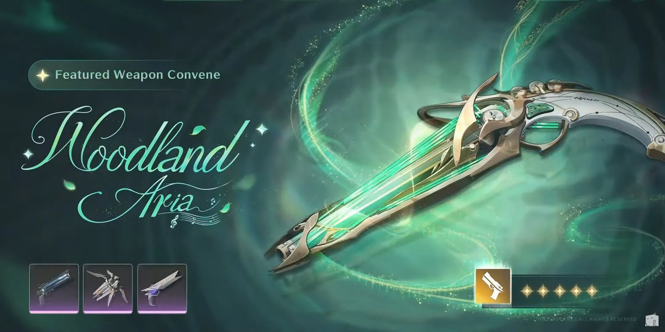 Woodland Aria: Banner vũ khí giới hạn cho Ciaccona trong Wuthering Waves 2.3.