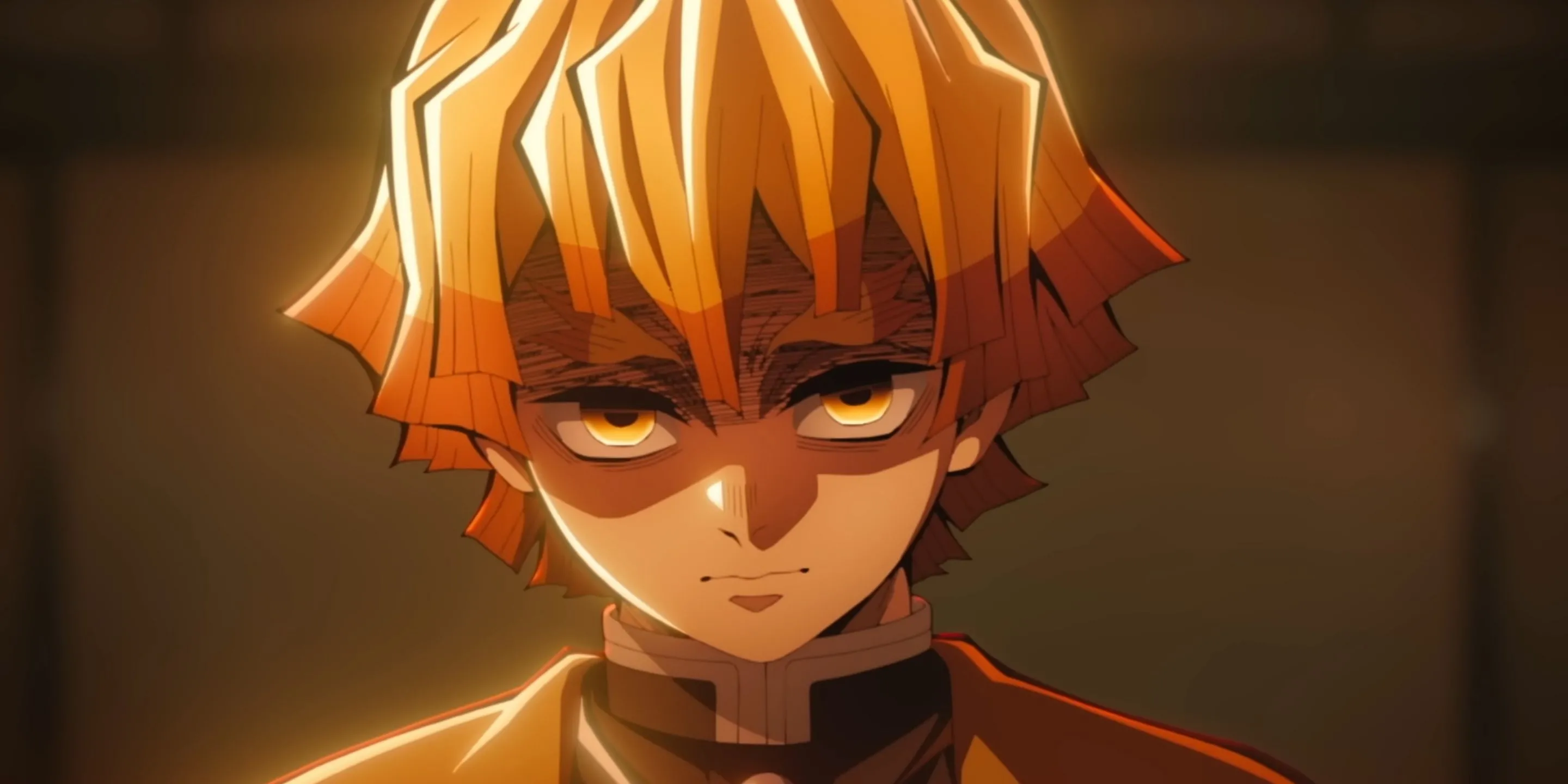 Zenitsu Agatsuma trong Demon Slayer Infinity Castle, minh họa chất lượng đồ họa ấn tượng của ufotable dù quy trình sản xuất kéo dài